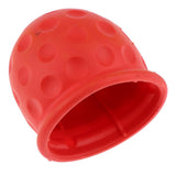 Max Universal 50mm Tow Ball Cover Caps Towing Hitch for Caravan Trailer Red