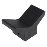 Max Boat Trailer Tie Down Engineering Bow V Stop 7" with 14mm Hole Black Rubber