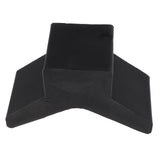 Max Boat Trailer Tie Down Engineering Bow V Stop 7" with 14mm Hole Black Rubber