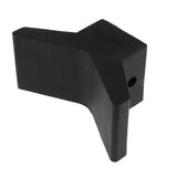 Max Boat Trailer Tie Down Engineering Bow V Stop 7" with 14mm Hole Black Rubber