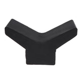 Max Boat Trailer Tie Down Engineering Bow V Stop 7" with 14mm Hole Black Rubber