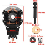 Max REPLACEMENT STARTER BRUSHES BRUSH HOLDER ASSEMBLY BRACKET For HONDA ACURA