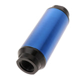Maxbell 44mm Fuel Filter AN6/AN8 Interface Gasoline Filter  Blue