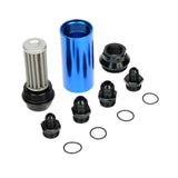 Maxbell 44mm Fuel Filter AN6/AN8 Interface Gasoline Filter  Blue