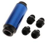 Maxbell 44mm Fuel Filter AN6/AN8 Interface Gasoline Filter  Blue