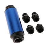 Maxbell 44mm Fuel Filter AN6/AN8 Interface Gasoline Filter  Blue