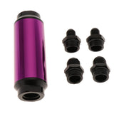 Maxbell 44mm Fuel Filter AN6/AN8 Interface Gasoline Filter  Purple