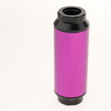 Maxbell 44mm Fuel Filter AN6/AN8 Interface Gasoline Filter  Purple