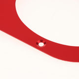 Maxbell 2X Universal Aluminum Rear Bumper Air Diversion Diffuser Panel 3-Hole Red