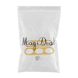 Maxbell 2X Universal Aluminum Rear Bumper Air Diversion Diffuser Panel 3-Hole Gold