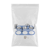 Maxbell 2X Universal Aluminum Rear Bumper Air Diversion Diffuser Panel 3-Hole Blue
