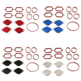 Maxbell 33mm for BMW M57 SWIRL BLANKS FLAPS repair delete kit+ intake gaskets Red