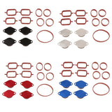 Maxbell 33mm for BMW M57 SWIRL BLANKS FLAPS repair delete kit+ intake gaskets Red