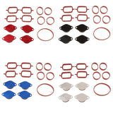 Maxbell 33mm for BMW M57 SWIRL BLANKS FLAPS repair delete kit+ intake gaskets Red