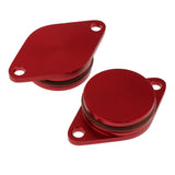 Maxbell 33mm for BMW M57 SWIRL BLANKS FLAPS repair delete kit+ intake gaskets Red