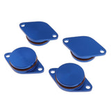 Maxbell 33mm for BMW M57 SWIRL BLANKS FLAPS repair delete kit+ intake gaskets Blue