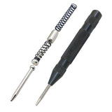 Maxbell Automatic Center Punch Black Spring Loaded Heavy Duty Hole Marking Tool