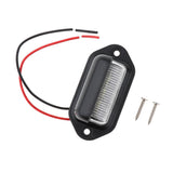 Maxbell 12V Truck Trailer 6SMD LED License Plate Light Door Light Pedal Light Black