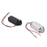 Maxbell 12V Truck Trailer 6SMD LED License Plate Light Door Light Pedal Light Black