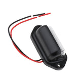 Maxbell 12V Truck Trailer 6SMD LED License Plate Light Door Light Pedal Light Black