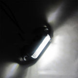 Maxbell 12V Truck Trailer 6SMD LED License Plate Light Door Light Pedal Light Black