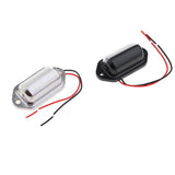 Maxbell 12V Truck Trailer 6SMD LED License Plate Light Door Light Pedal Light Black