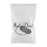 Maxbell 12V Truck Trailer 6SMD LED License Plate Light Door Light Pedal Light Black