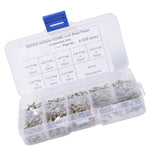 Maxbell 350Piece Car Lock Reed Key Gasket Plate with Case Set for Honda