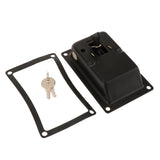 Max Maxb RV Truck Entry Door Electric Cabinet Flat Lock Square Lock w 2Keys MS866-8-2