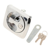 Max Maxb RV Trailer Truck Electric Cabinet Toolbox Flat Square Lock Latch with 2 Keys