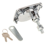 Max Maxb RV Trailer Truck Electric Cabinet Toolbox Flat Square Lock Latch with 2 Keys