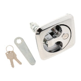 Max Maxb RV Trailer Truck Electric Cabinet Toolbox Flat Square Lock Latch with 2 Keys