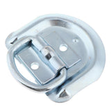 Max Maxb D Ring Tie Down Anchor with Recessed Pan Heavy Duty for Truck/Flatbed Silver