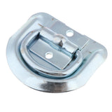 Max Maxb D Ring Tie Down Anchor with Recessed Pan Heavy Duty for Truck/Flatbed Silver