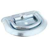 Max Maxb D Ring Tie Down Anchor with Recessed Pan Heavy Duty for Truck/Flatbed Silver