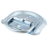 Max Maxb D Ring Tie Down Anchor with Recessed Pan Heavy Duty for Truck/Flatbed Silver