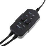 Maxbell Universal Car Heated Seat Cover Cushion Hot Warmer Heating Pad black