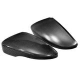 Maxbell 2PCS Carbon Fiber Rearview Mirror Housing Covers for VW Scirocco 2009-2017