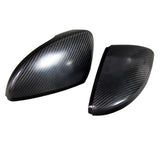 Maxbell 2PCS Carbon Fiber Rearview Mirror Housing Covers for VW Scirocco 2009-2017
