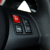 Maxbell Steering Wheel M Mode Switch Button Cover for BMW E92  Red