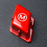 Maxbell Steering Wheel M Mode Switch Button Cover for BMW E92  Red