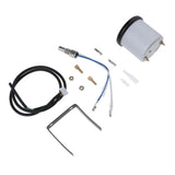 Max 2"/52mm 7 Color LED Car Oil Temp Meter Gauge Smoke Lens Pointer Universal