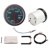 Max 2"/52mm 7 Color LED Car Oil Temp Meter Gauge Smoke Lens Pointer Universal