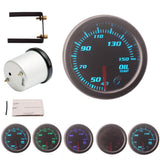 Max 2"/52mm 7 Color LED Car Oil Temp Meter Gauge Smoke Lens Pointer Universal