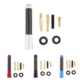 Max Maxb Short Stubby Car Auto Antenna AM/FM Radio Aerial Mast Screw Type White