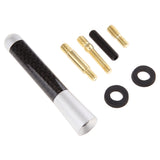 Max Maxb Short Stubby Car Auto Antenna AM/FM Radio Aerial Mast Screw Type White