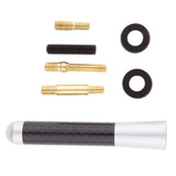 Max Maxb Short Stubby Car Auto Antenna AM/FM Radio Aerial Mast Screw Type White