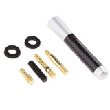 Max Maxb Short Stubby Car Auto Antenna AM/FM Radio Aerial Mast Screw Type White