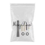 Max Maxb Short Stubby Car Auto Antenna AM/FM Radio Aerial Mast Screw Type Black