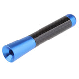Max Maxb Short Stubby Car Auto Antenna AM/FM Radio Aerial Mast Screw Type Blue
